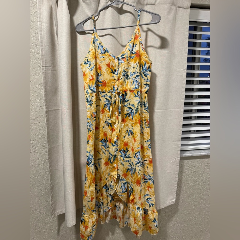 Floral Button-Down Sundress